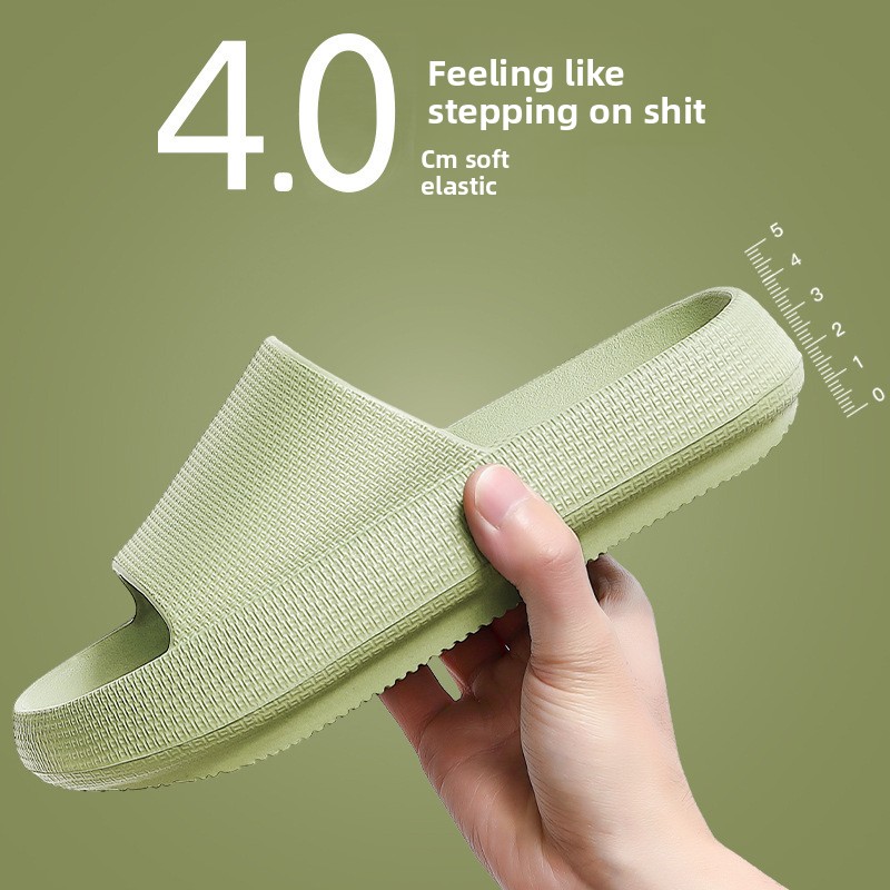 Outdoor Kid - รองเท้าแตะสำหรับผู้ชายและผู้หญิงแบบใหม่ นุ่มพิเศษ ใช้ได้ทั้งในบ้านและนอกบ้าน พื้นหนา เหมาะสำหรับคู่รัก ใช้ได้ทั้งในบ้านและนอกบ้าน