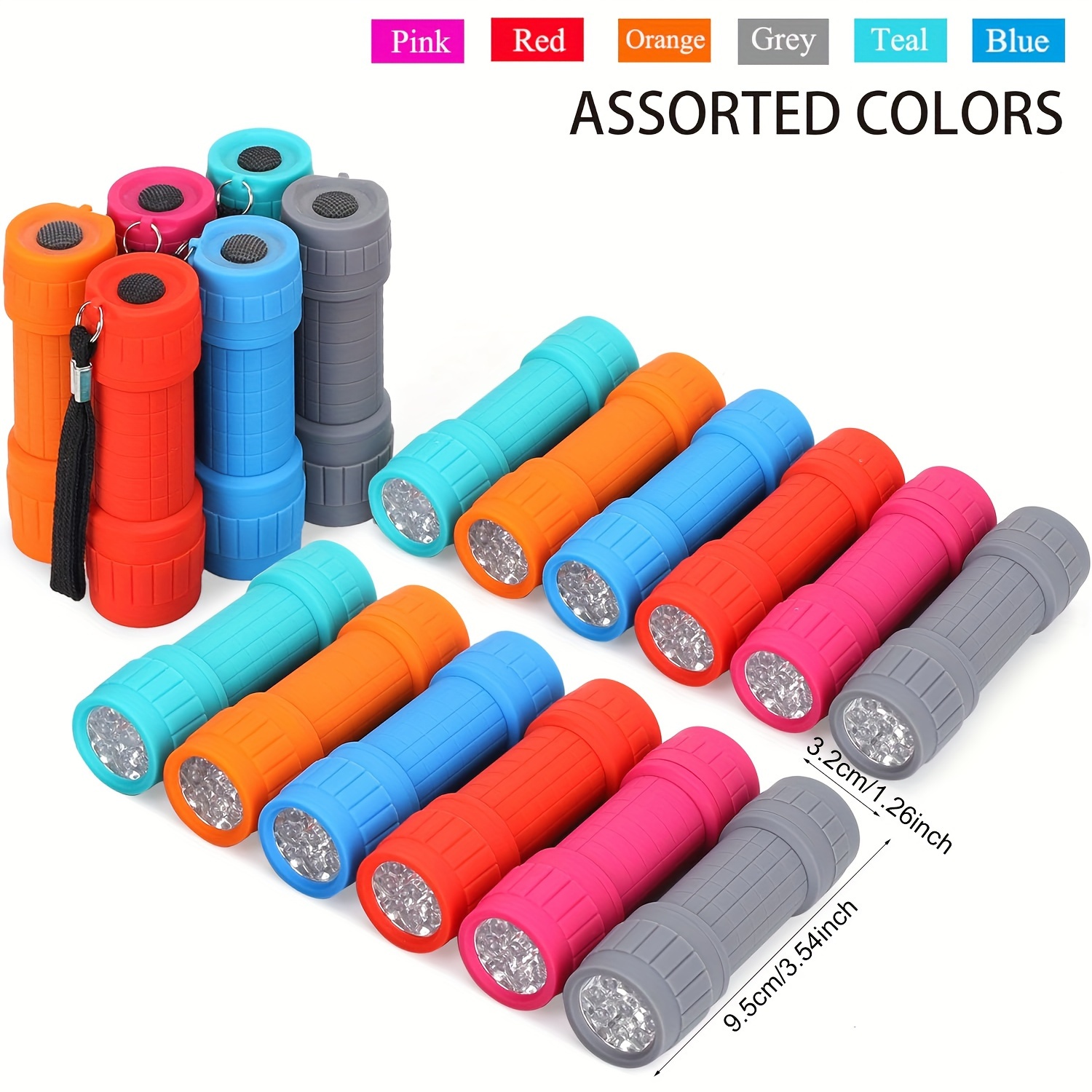 Outdoor Kid - ไฟฉายพกพาขนาดเล็ก 9 XPE หลอดไฟ LED ให้แสงสว่างแรง