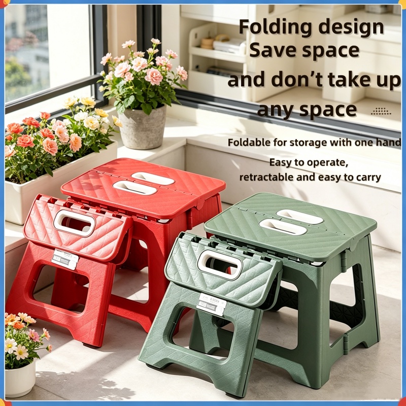 Kids Outdoor Table And Chair Set - เก้าอี้พับแบบพกพาสำหรับเด็กและผู้ใหญ่ รุ่นใหม่ ปี 2026 วัสดุพลาสติกหนาพิเศษ ป้องกันการลื่น