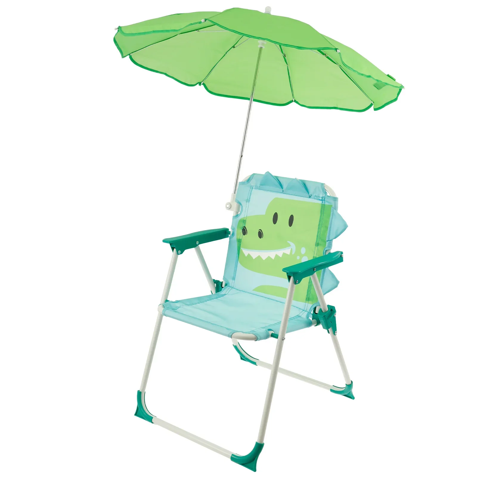 Kids Outdoor Umbrella Chair - เก้าอี้ชายหาดพับได้สำหรับเด็กพร้อมร่มกันแดดกลางแจ้งน้ำหนักเบาสำหรับเดินทางปิกนิกเก้าอี้แคมป์ปิ้งสำหรับเด็กเก้าอี้ชายหาดทนลม