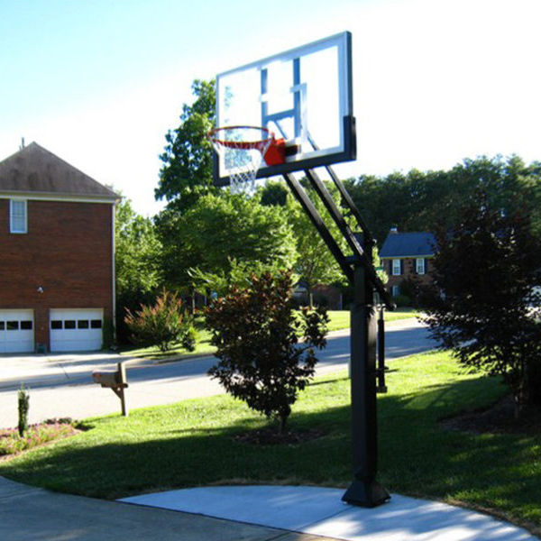 Basketball Hoop Outdoor - ห่วงบาสเก็ตบอลแบบฝังพื้นสำหรับมืออาชีพ แบบปรับได้สำหรับใช้งานกลางแจ้ง ลดราคาส่งเสริมการขาย