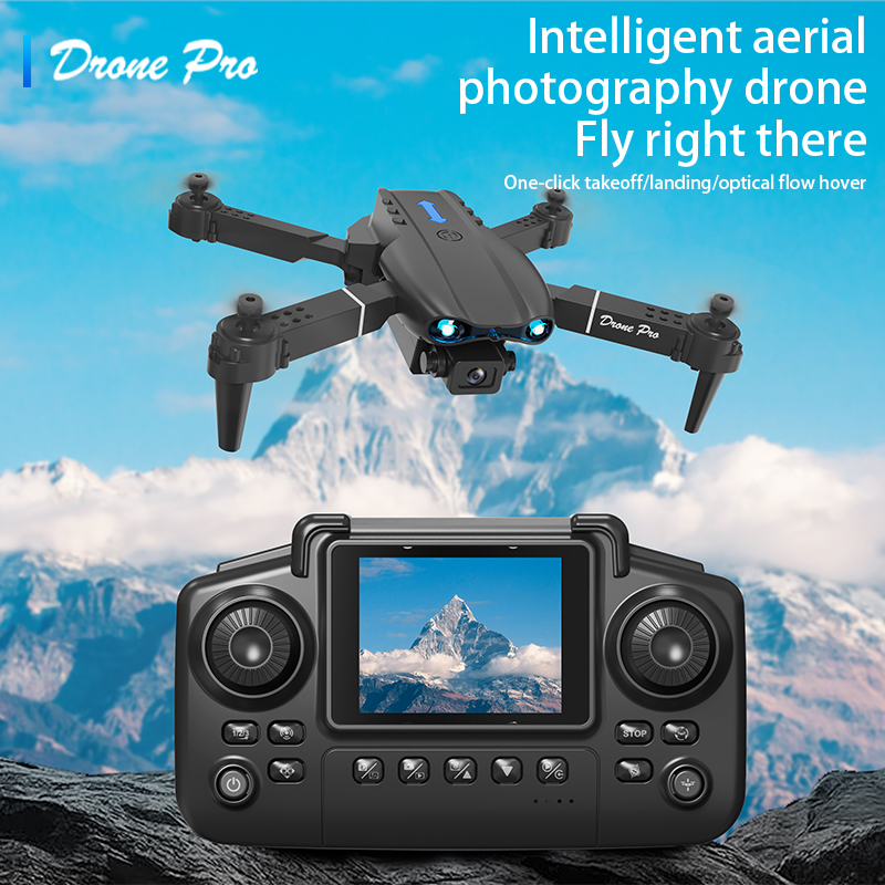 Kids Outdoor Play Equipment - E99 Airหน้าจอควบคุมDrone Professionalกว้างRC Dron HD 4Kกล้องพับเฮลิคอปเตอร์เครื่องบินQuadcopter
