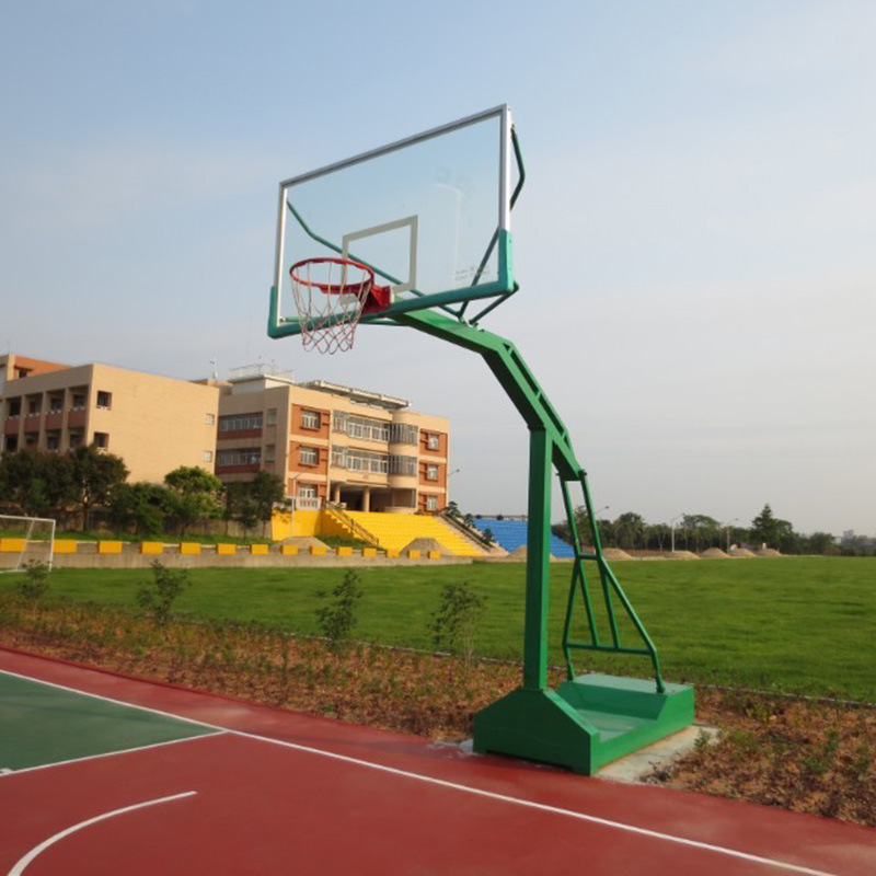 Basketball Hoop Outdoor - อุปกรณ์บาสเก็ตบอลราคาโรงงาน ห่วงบาสเก็ตบอลแบบตั้งพื้น โครงเหล็ก ทนทาน ผลิตโดย Shandong