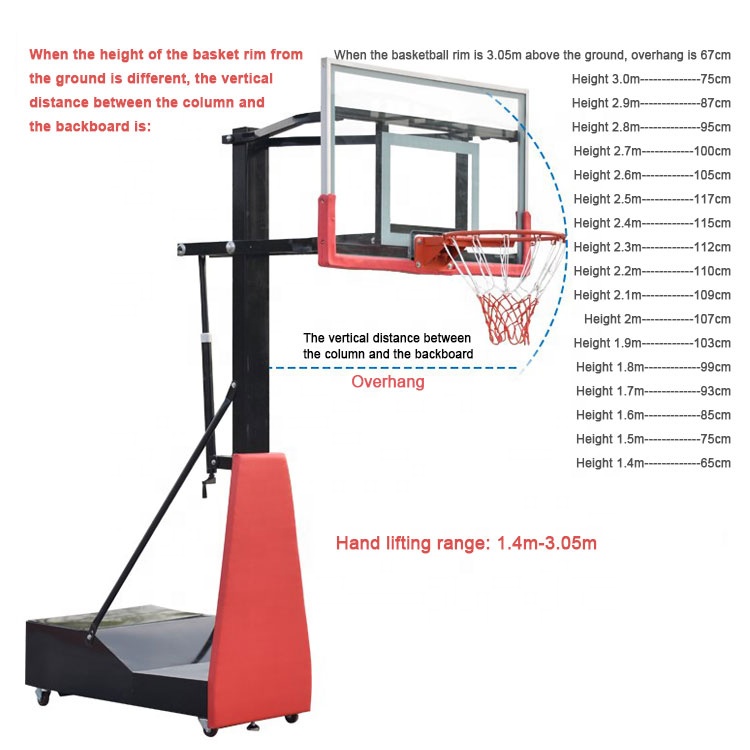 แป้นบาสเก็ตบอลขนาดเล็กปรับระดั - Basketball Hoop Outdoor บทวิจารณ์และราคา