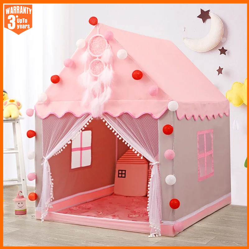 เด็กเล่นเต็นท์ปราสาทเจ้าหญิงบ้ - Kids Outdoor House Accessories บทวิจารณ์และราคา