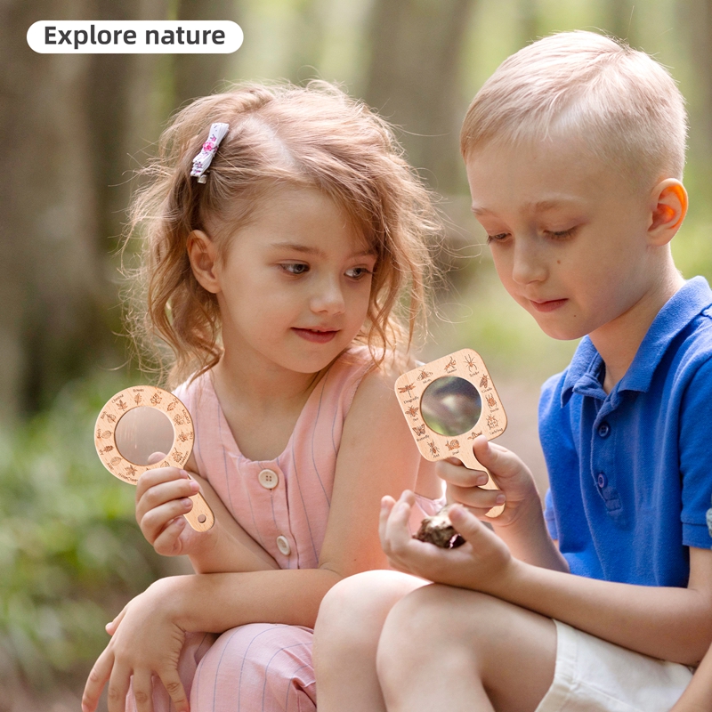 ชุดแว่นขยายไม้ สำรวจสัตว์และพื - Kids Outdoor Explorer Set บทวิจารณ์และราคา
