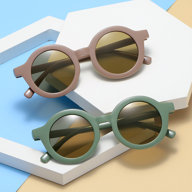 แว่นกันแดดทรงกลมแฟชั่นใหม่สีลู - Kids Outdoor Frame บทวิจารณ์และราคา