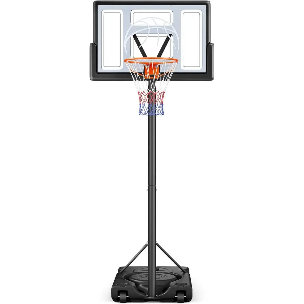 ระบบห่วงบาสเก็ตบอลแบบพกพาปรับร - Basketball Hoop Outdoor บทวิจารณ์และราคา