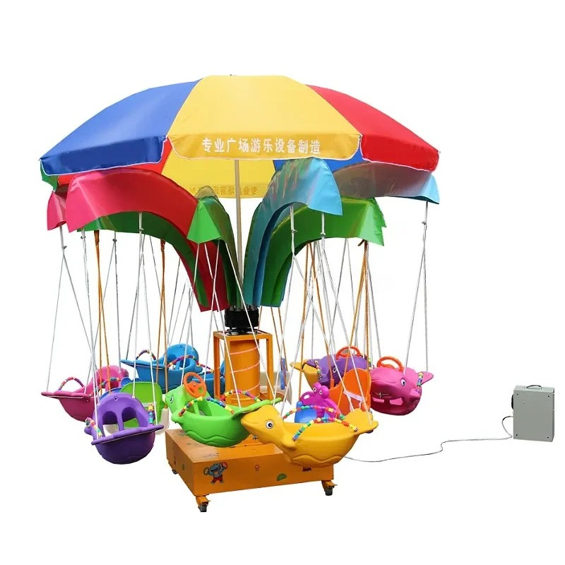 ขายด่วน! ม้าหมุนในสวนสนุก ชิงช - Kids Outdoor Merry Go Round บทวิจารณ์และราคา