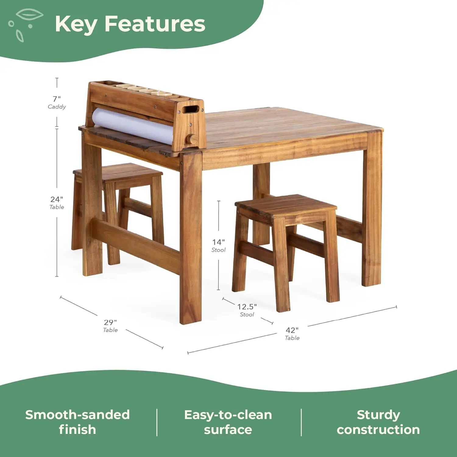 ชุดโต๊ะและเก้าอี้สำหรับงานศิลป - Kids Outdoor Table And Chair Set บทวิจารณ์และราคา