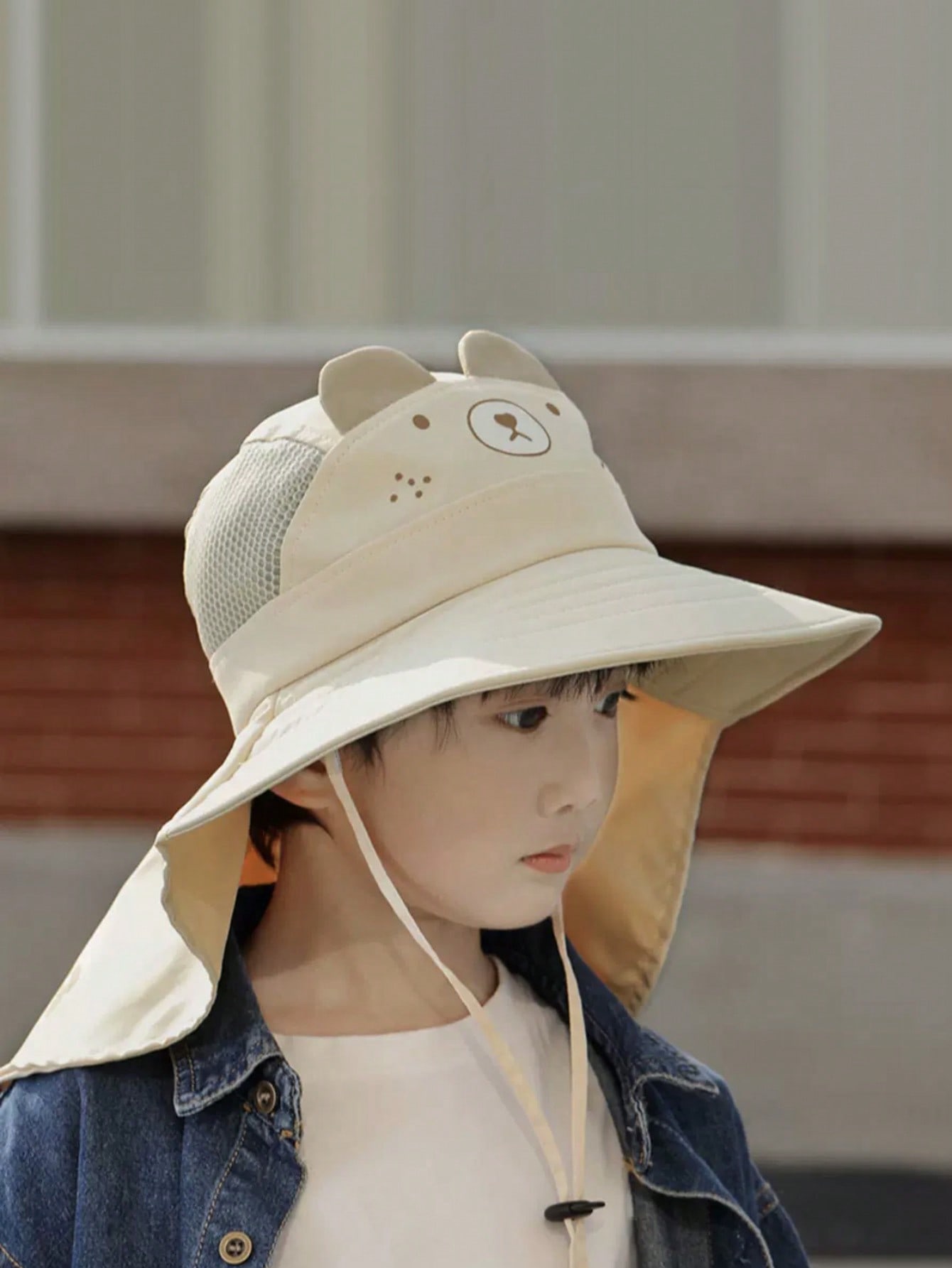 หมวกบักเก็ตลายการ์ตูนหมีสำหรับ - Kids Outdoor Hat บทวิจารณ์และราคา