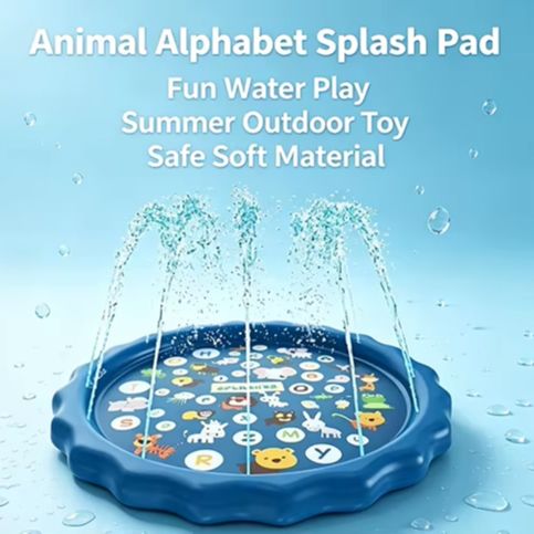 แผ่นรองเล่นน้ำสำหรับเด็กกลางแจ - Kids Outdoor Water Sprinkler บทวิจารณ์และราคา