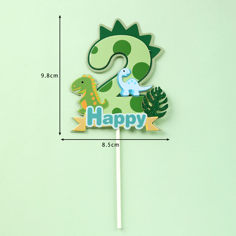 ไดโนเสาร์ใบปาล์มเค้ก Toppers ห - Kids Outdoor Merry Go Round บทวิจารณ์และราคา