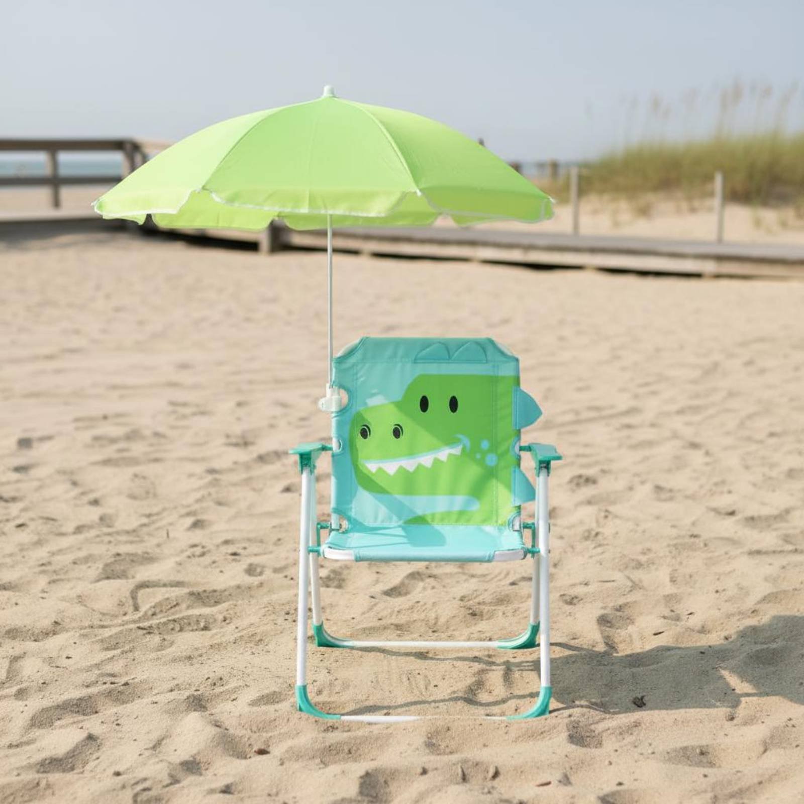 เก้าอี้ชายหาดสำหรับเด็กพร้อมร่ - Kids Outdoor Umbrella Chair บทวิจารณ์และราคา