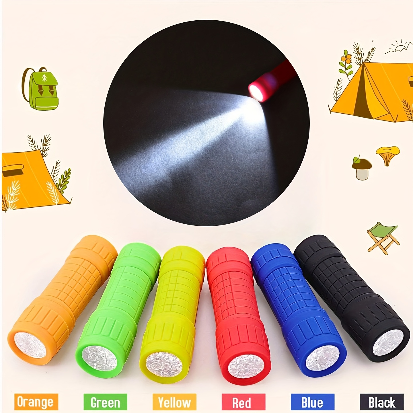 ไฟฉายพกพาขนาดเล็ก 9 XPE หลอดไฟ - Outdoor Kid บทวิจารณ์และราคา