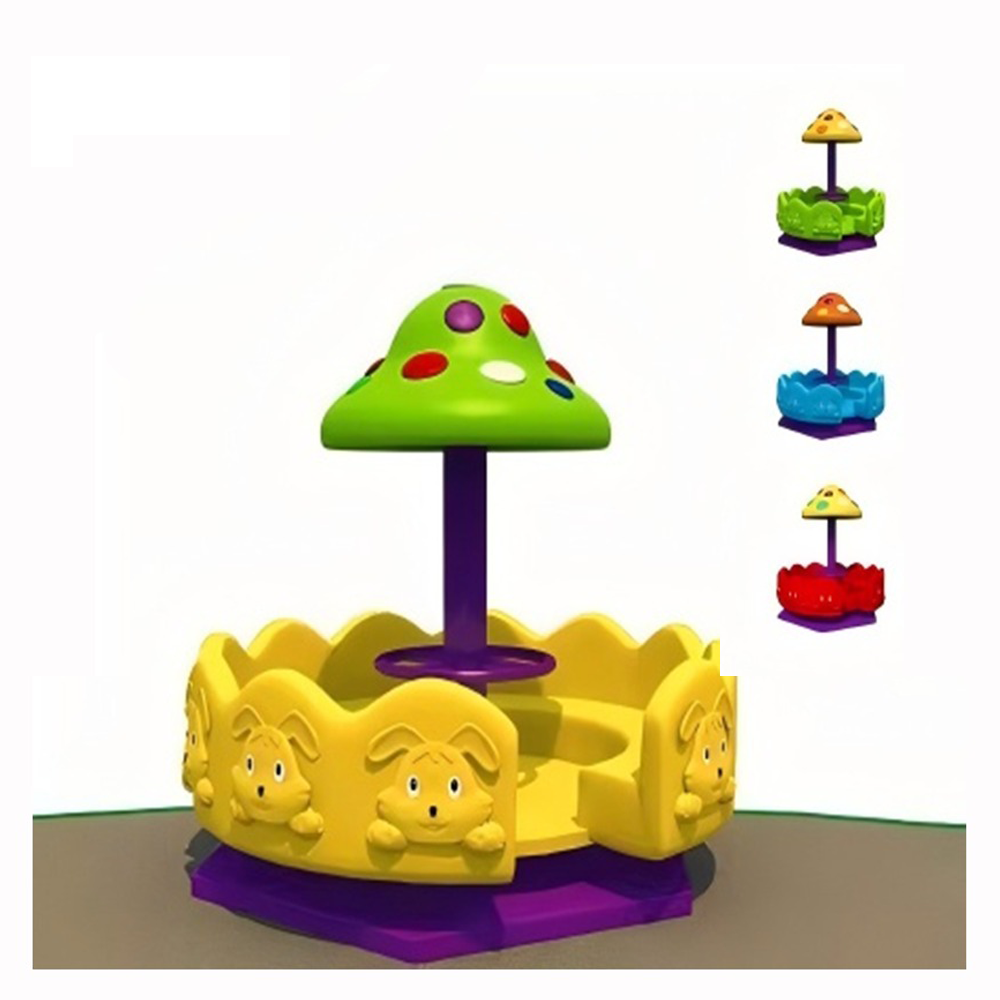 เก้าอี้หมุนสนามเด็กเล่นพลาสติก - Kids Outdoor Merry Go Round บทวิจารณ์และราคา