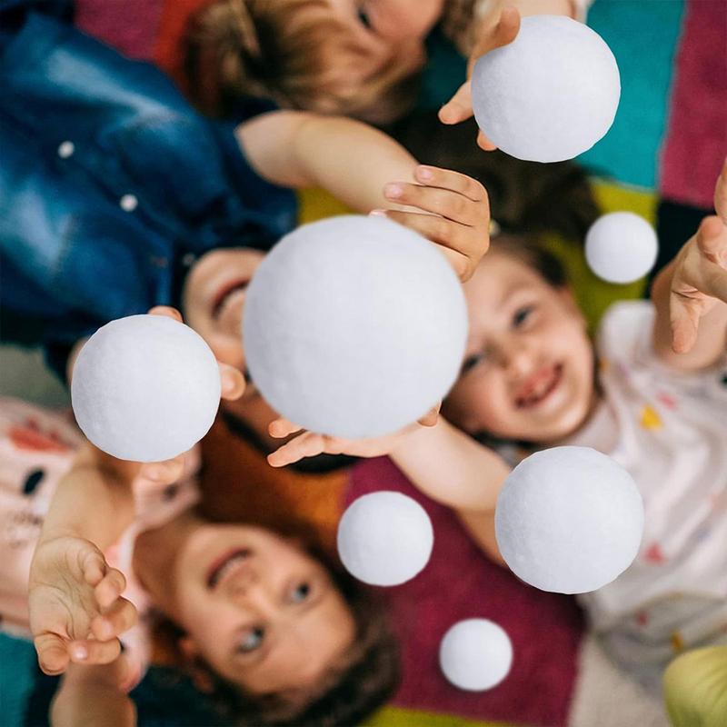 ลูกบอลหิมะปลอม20ชิ้นลูกบอลหิมะ - Kids Indoor Outdoor Games บทวิจารณ์และราคา