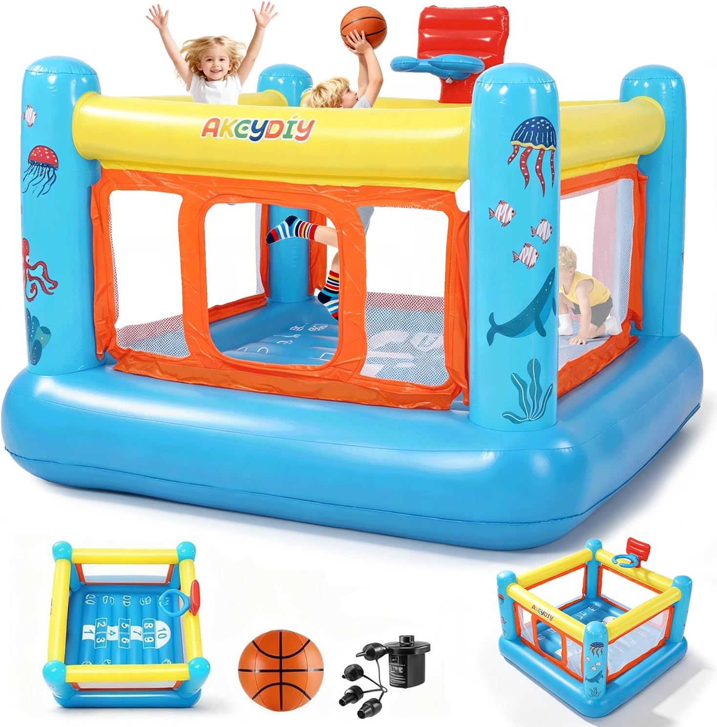 บ้านลมเป่าลม PVC สำหรับเด็กอาย - Kids Outdoor House บทวิจารณ์และราคา