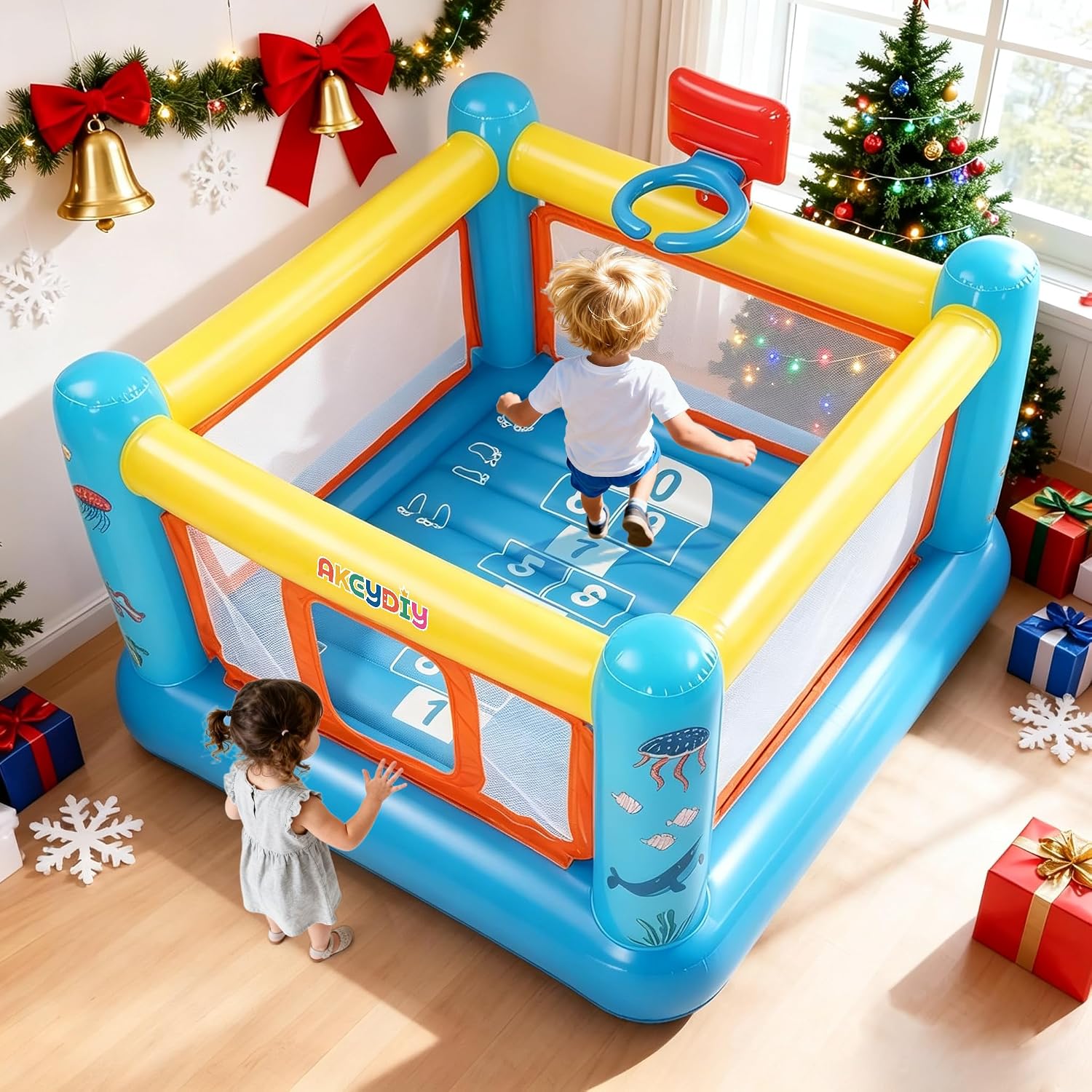 บ้านลมเป่าลม PVC สำหรับเด็กอาย - Kids Outdoor House บทวิจารณ์และราคา