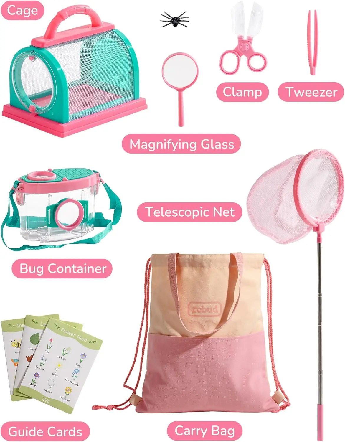 Robotime explorer Kit Bug Catc - Kids Outdoor Explorer Set บทวิจารณ์และราคา