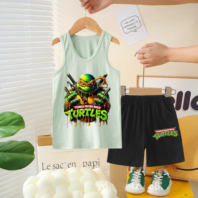 เต่านินจาวัยรุ่นชุดเสื้อกั๊กกา - Kids Outdoor Ninja Set บทวิจารณ์และราคา