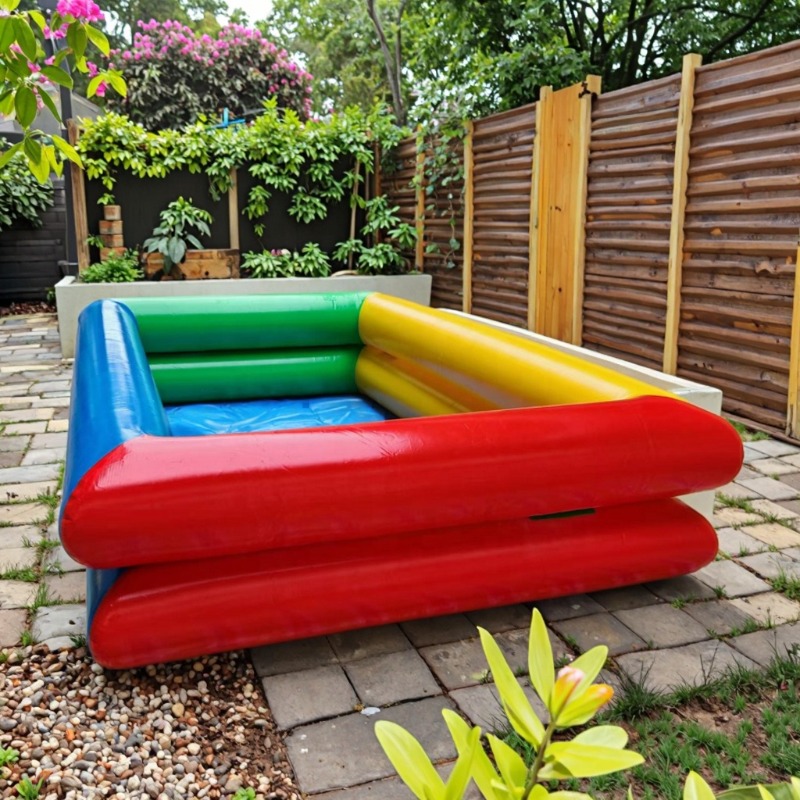 สระน้ำเป่าลมสองชั้นแบบกำหนดเอง - Kids Outdoor House บทวิจารณ์และราคา