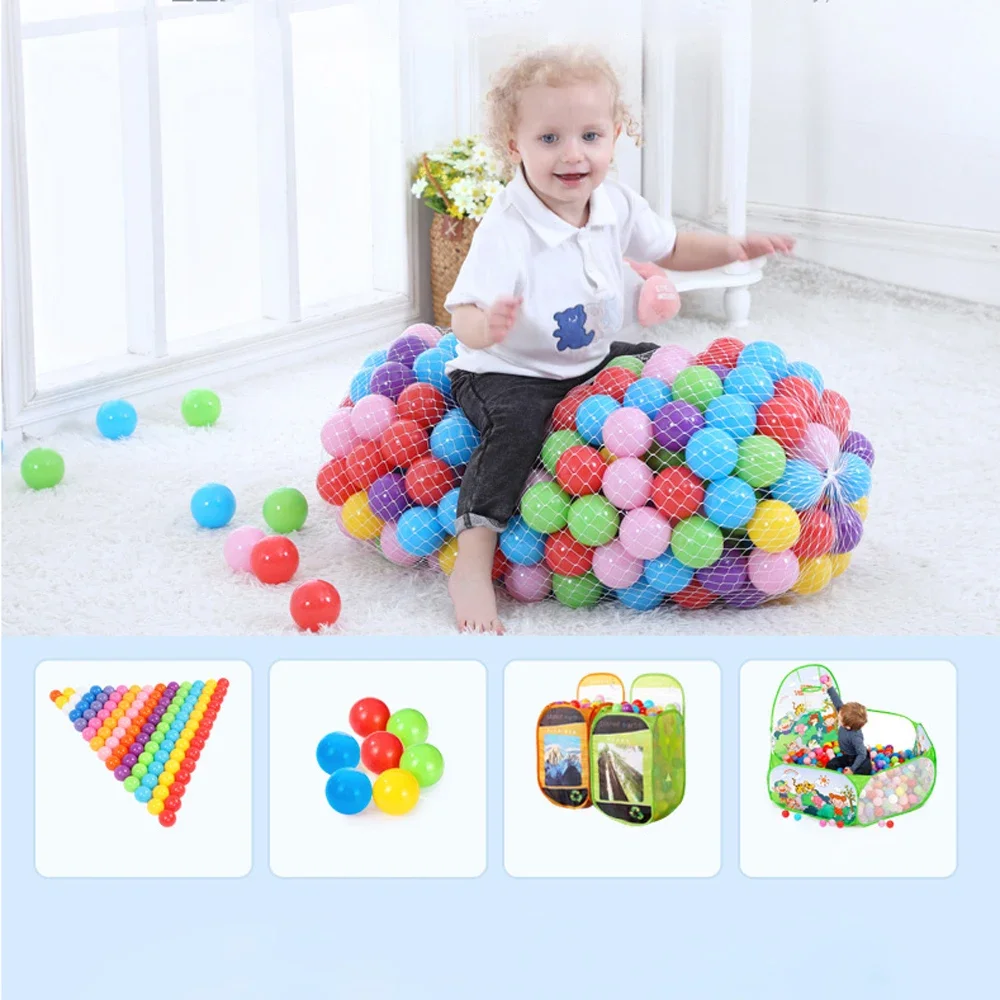 ลูกบอลพลาสติกเนื้อนิ่มสีสันสดใ - Kids Outdoor House Accessories บทวิจารณ์และราคา