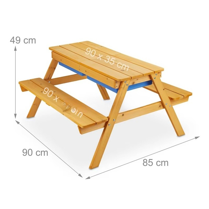 ชุดโต๊ะและเก้าอี้ไม้สำหรับเด็ก - Kids Outdoor Table And Chair Set บทวิจารณ์และราคา