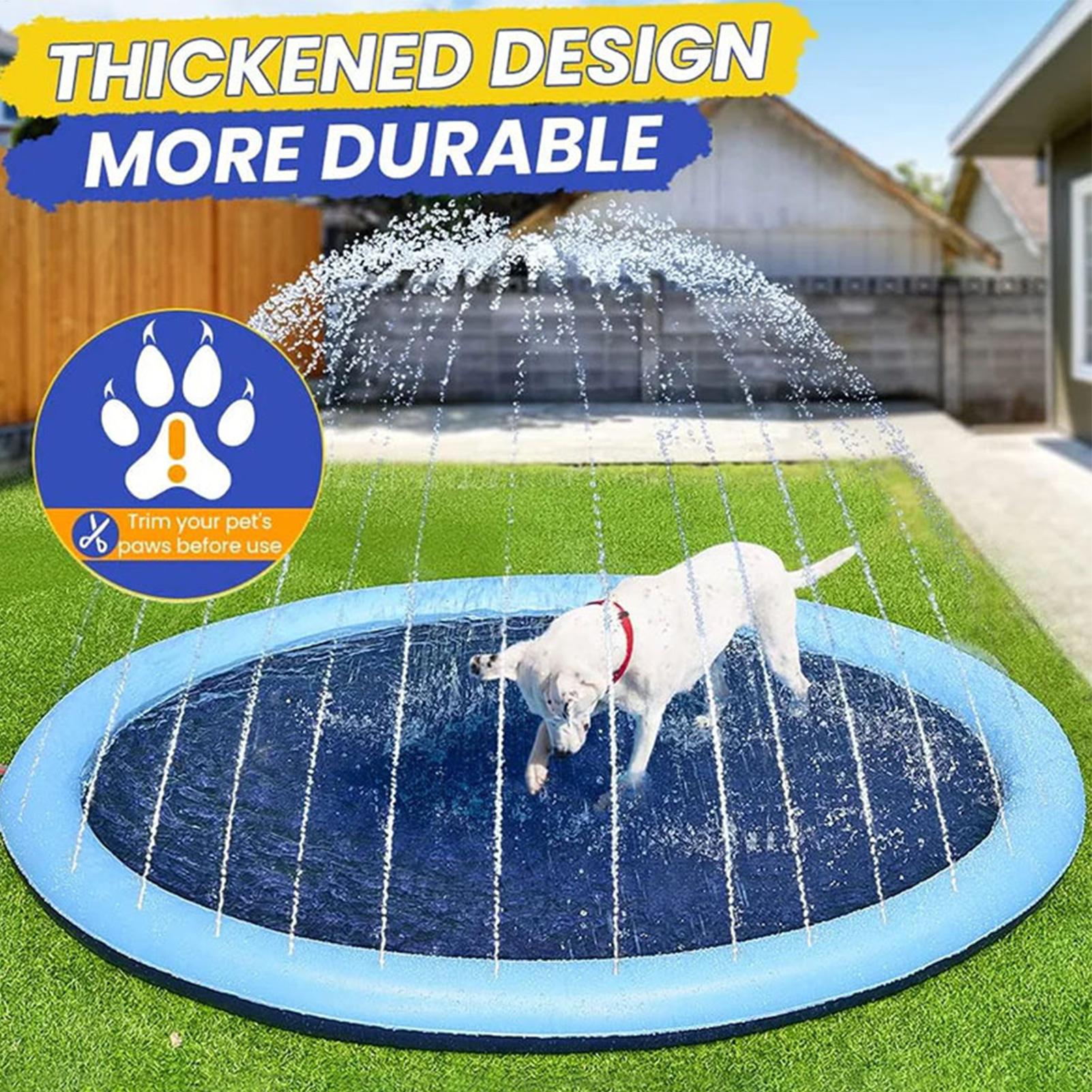 แผ่นรองเล่นน้ำสำหรับเด็กกลางแจ - Kids Outdoor Water Sprinkler บทวิจารณ์และราคา