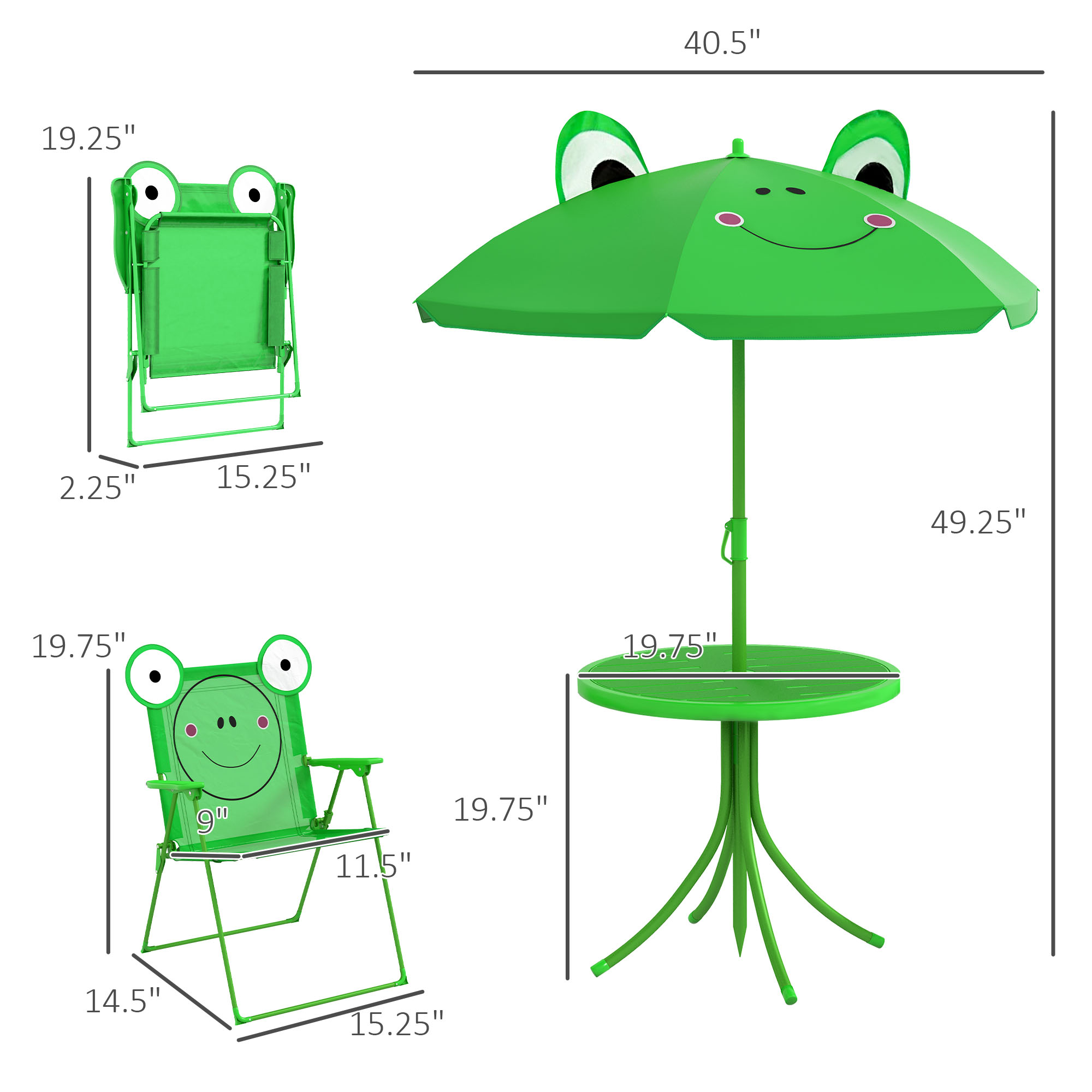 ชุดโต๊ะและเก้าอี้สำหรับเด็ก, เ - Kids Outdoor Table And Chair Set บทวิจารณ์และราคา