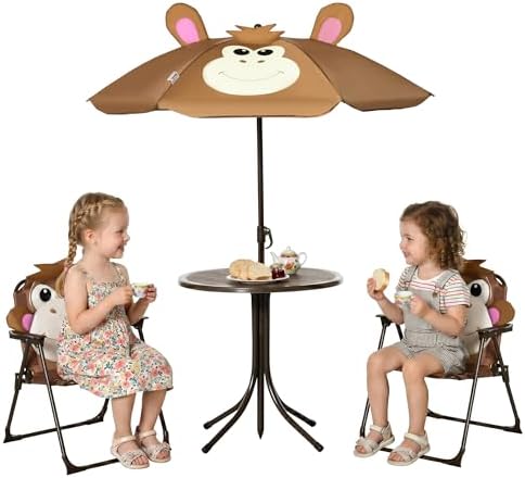 ชุดโต๊ะและเก้าอี้สำหรับเด็ก โต - Kids Outdoor Umbrella Chair บทวิจารณ์และราคา