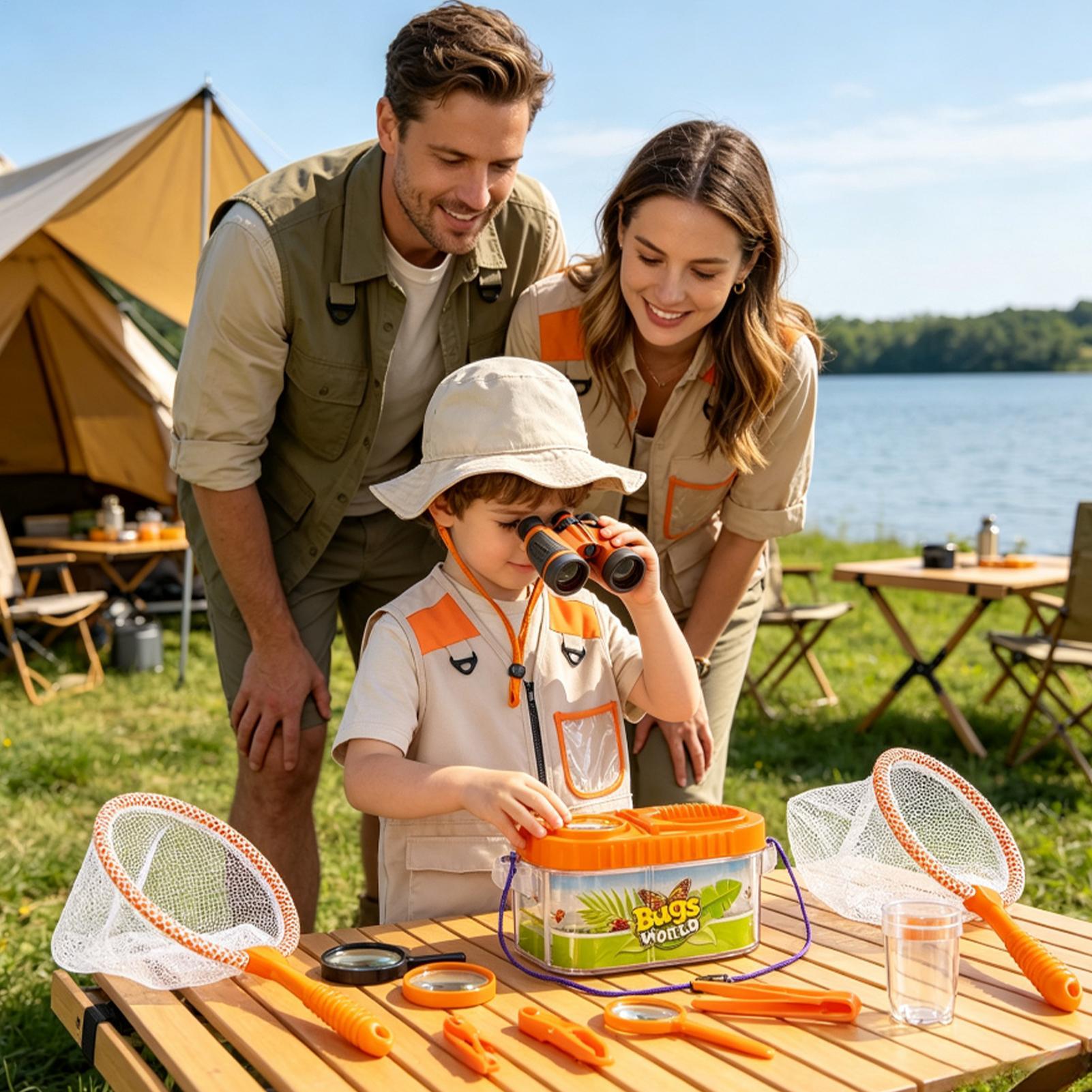 ชุดอุปกรณ์ผจญภัยสำหรับเด็กพร้อ - Kids Outdoor Explorer Set บทวิจารณ์และราคา