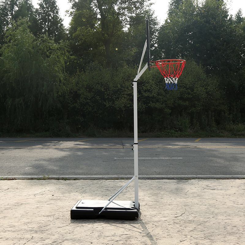 แป้นบาสเก็ตบอลแบบพกพาพร้อมขาตั - Basketball Hoop Outdoor บทวิจารณ์และราคา