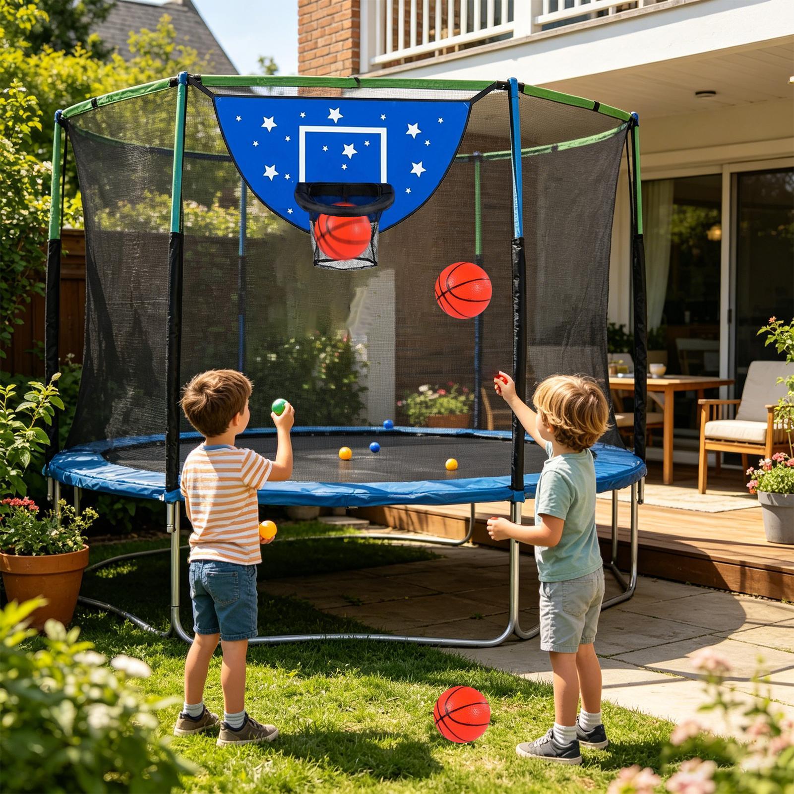 เป้าบาสเก็ตบอลสำหรับแทรมโพลีนพ - Basketball Hoop Outdoor บทวิจารณ์และราคา
