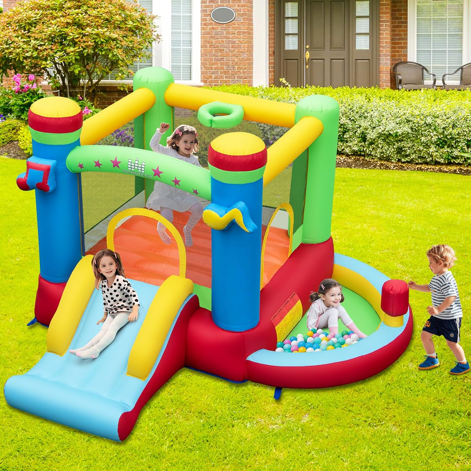บ้านลมพร้อมบ่อบอล, บ้านลมสำหรั - Kids Outdoor House บทวิจารณ์และราคา