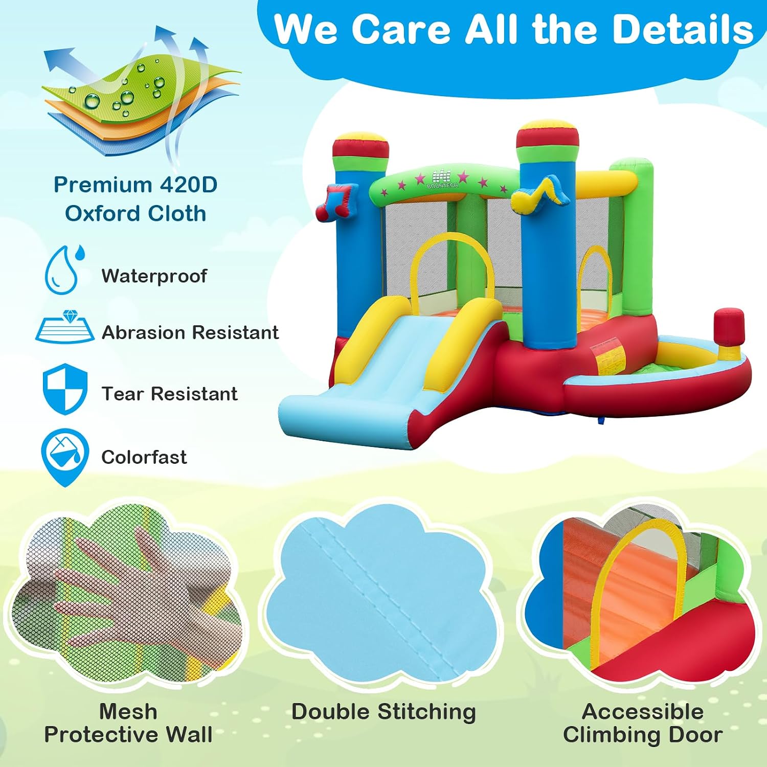 บ้านลมพร้อมบ่อบอล, บ้านลมสำหรั - Kids Outdoor House บทวิจารณ์และราคา