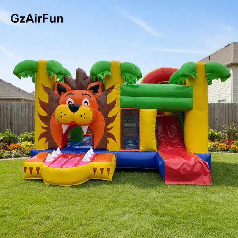 บ้านลมเป่าลมธีมสิงโตสำหรับใช้ง - Kids Outdoor House บทวิจารณ์และราคา
