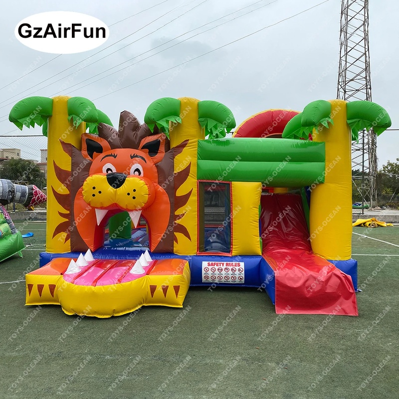 บ้านลมเป่าลมธีมสิงโตสำหรับใช้ง - Kids Outdoor House บทวิจารณ์และราคา