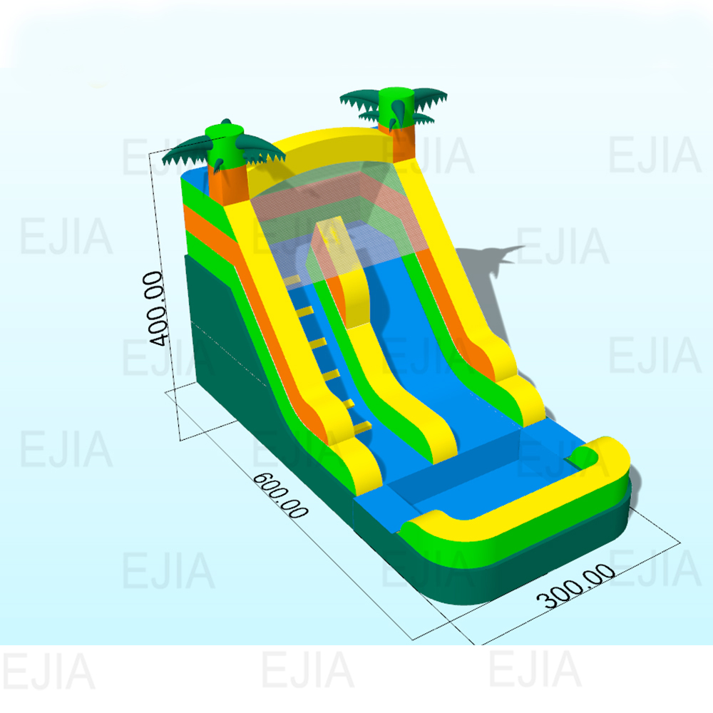 สไลเดอร์เป่าลมสนามหลังบ้านพร้อ - Kids Outdoor House บทวิจารณ์และราคา
