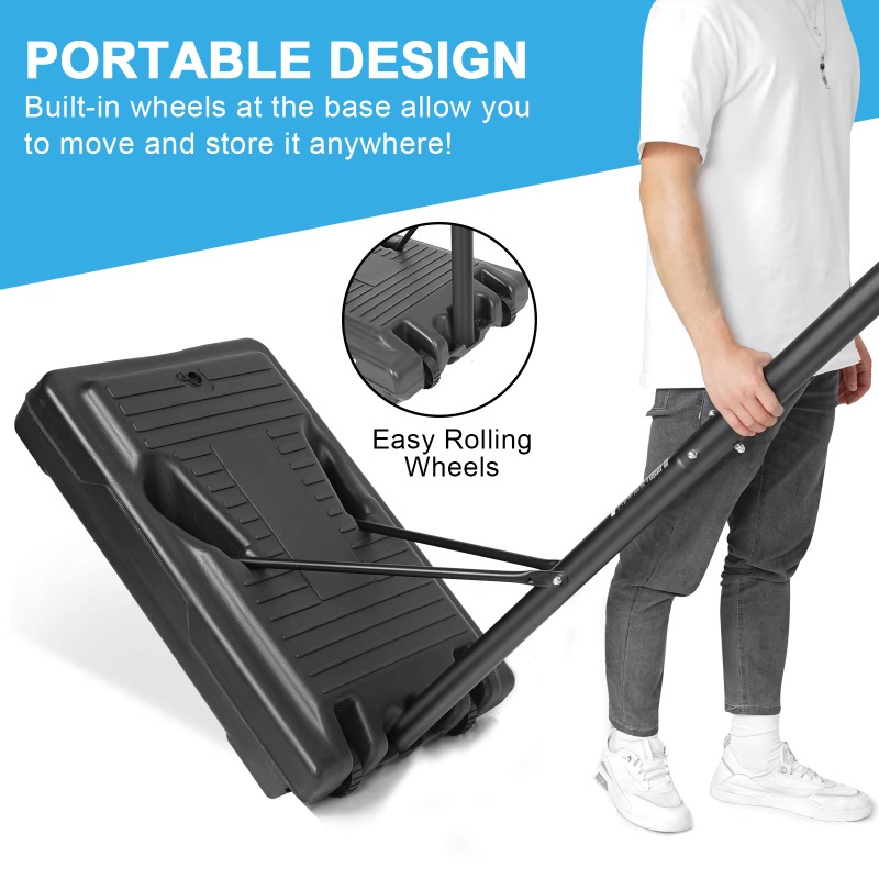 ระบบห่วงบาสเก็ตบอลแบบพกพา ปรับ - Basketball Hoop Outdoor บทวิจารณ์และราคา