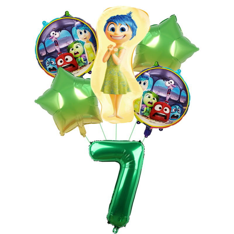 6 ชิ้นใหม่ Inside Out2 ลูกโป่ง - Kids Outdoor House บทวิจารณ์และราคา