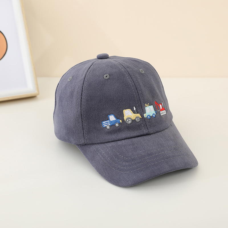 หมวกเบสบอลเด็กนักเรียน ปักลายร - Kids Outdoor Hat บทวิจารณ์และราคา