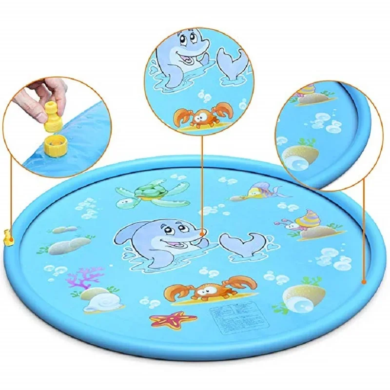 สระน้ำเป่าลมสำหรับเด็ก 100/170 - Kids Outdoor Water Sprinkler บทวิจารณ์และราคา