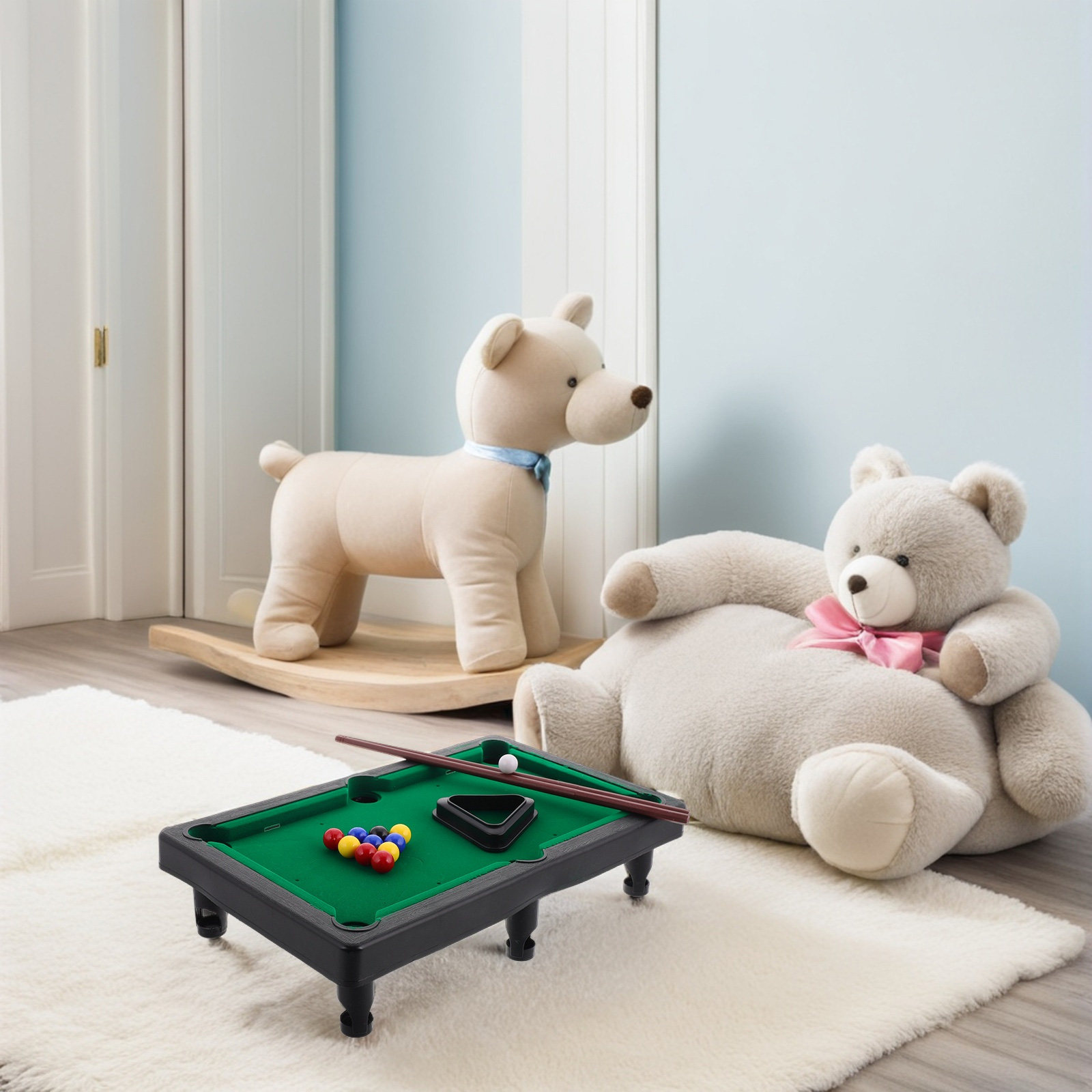 ชุดโต๊ะพูลขนาดเล็กสำหรับเด็ก แ - Kids Indoor Outdoor Games บทวิจารณ์และราคา