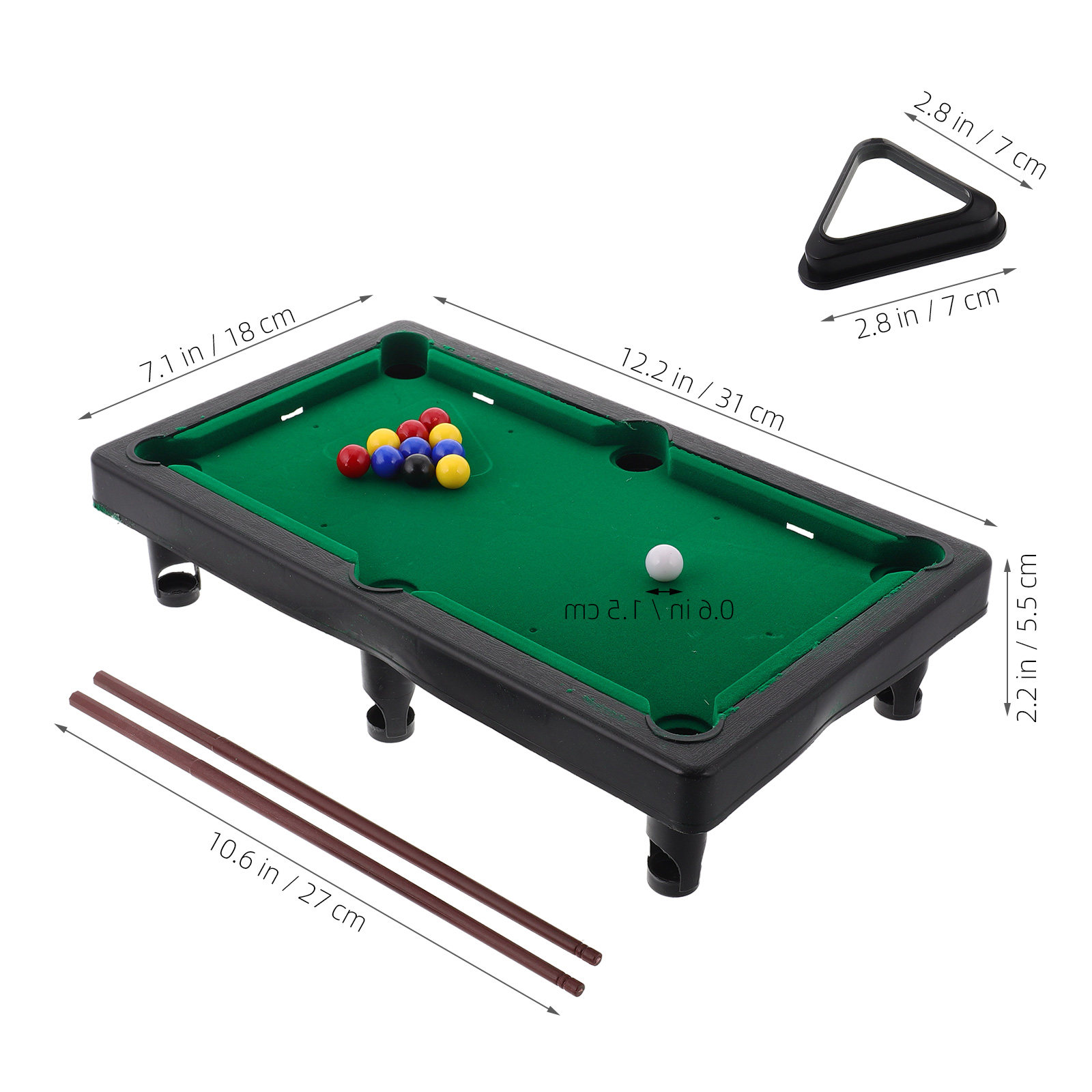 ชุดโต๊ะพูลขนาดเล็กสำหรับเด็ก แ - Kids Indoor Outdoor Games บทวิจารณ์และราคา