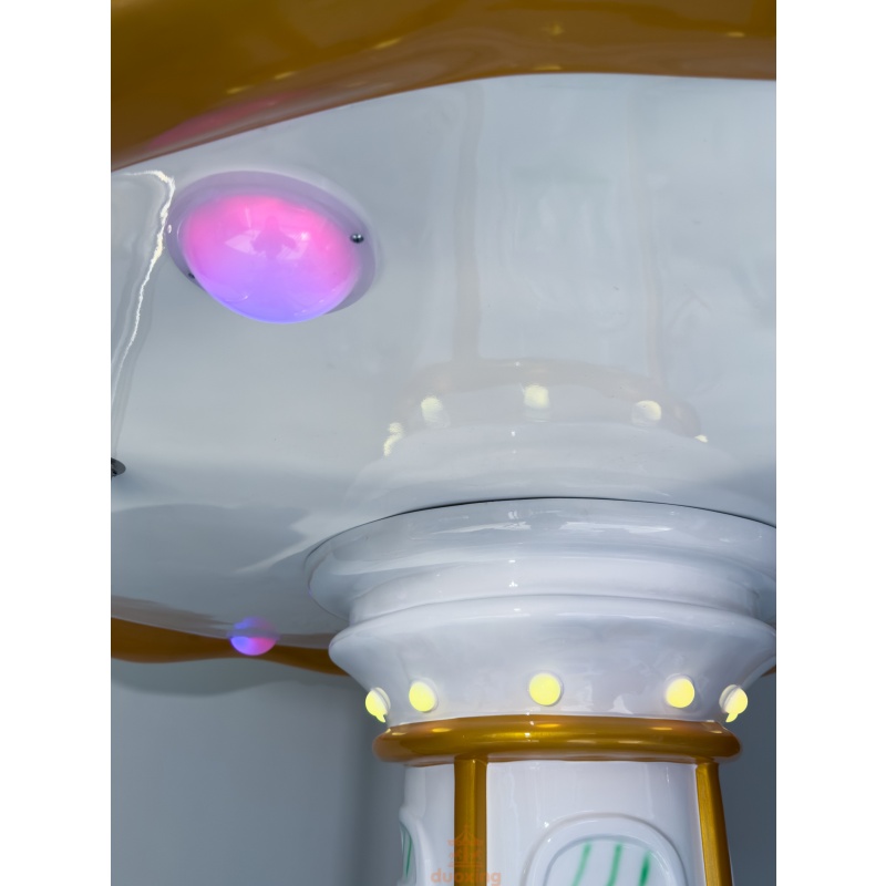 ม้าหมุนไฟฟ้าสำหรับเด็ก ใช้ได้ท - Kids Outdoor Merry Go Round บทวิจารณ์และราคา