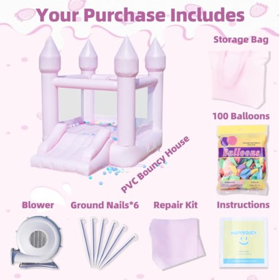 บ้านลม PVC สำหรับเด็กอายุ 3-6  - Kids Outdoor House บทวิจารณ์และราคา