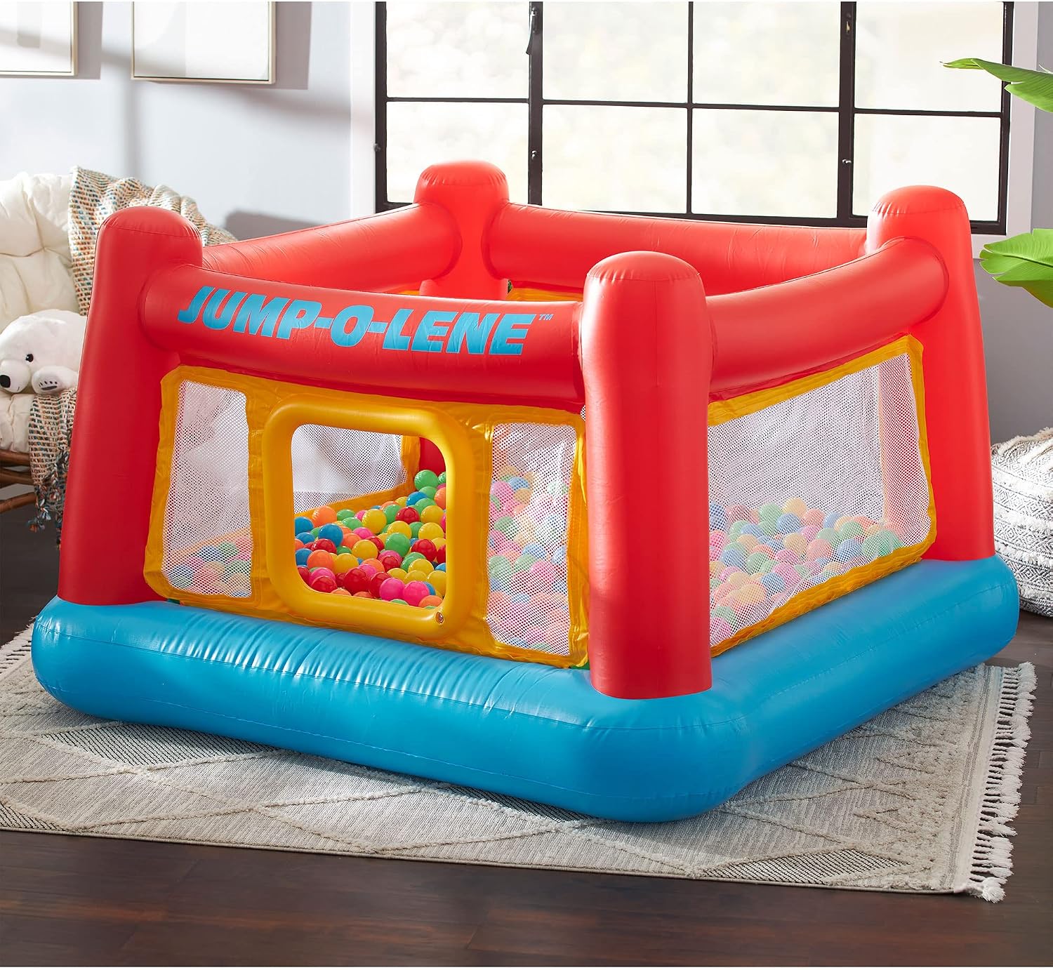 บ้านลมเป่าลมสำหรับเด็กเล่นในร่ - Kids Outdoor House บทวิจารณ์และราคา