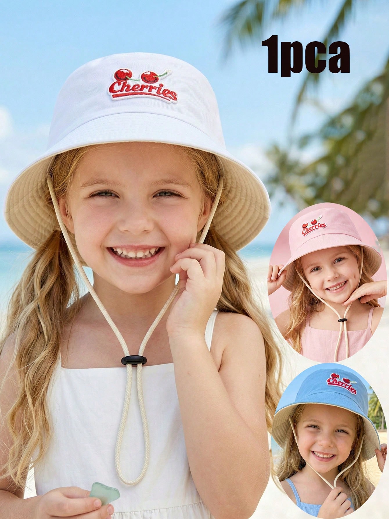 1 ชิ้น 2-6Y หมวกชาวประมงเด็กสี - Kids Outdoor Hat บทวิจารณ์และราคา